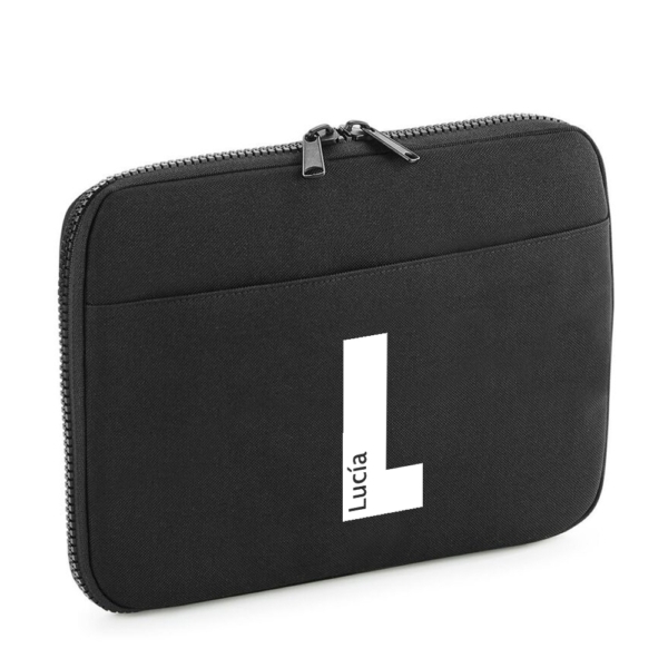 FUNDA ORGANIZADOR PERSONALIZADO TABLET BOSTON INICIAL NOMBRE DENTRO - Imagen 3