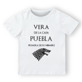 CAMISETA PERSONALIZADA JUEGO DE TRONOS