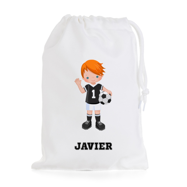 BOLSA DE MERIENDA PERSONALIZADA FUTBOLISTA - Imagen 2