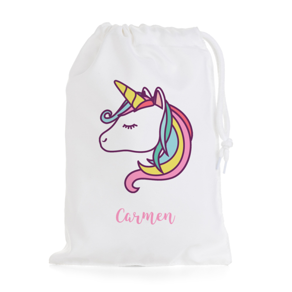 BOLSA DE MERIENDA PERSONALIZADA UNICORNIO