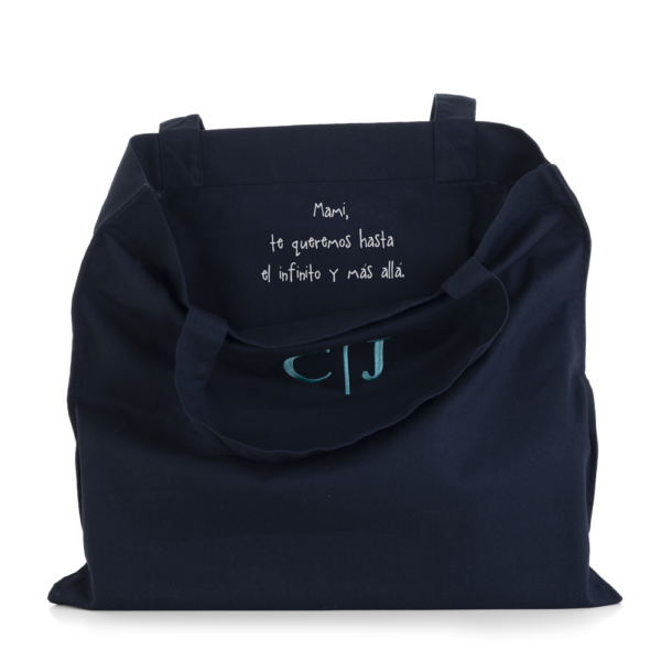 Bolsa maxi tote personalizada Capri bordada - Imagen 5