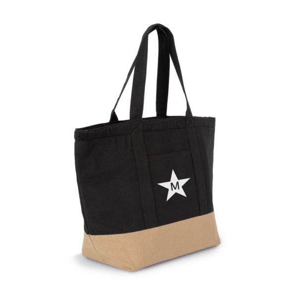 Bolsa térmica personalizada algodón Inicial estrella - Imagen 2