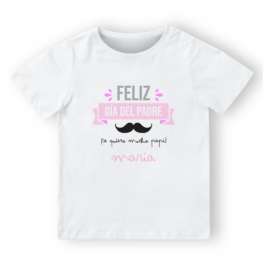 CAMISETA PERSONALIZADA FELIZ DÍA DEL PADRE