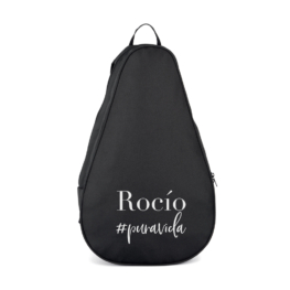 FUNDA MOCHILA PALA PÁDEL PERSONALIZADA HASHTAG
