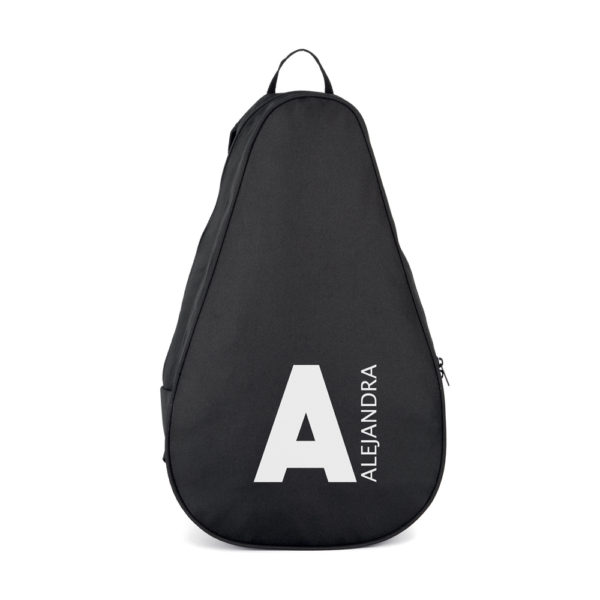 FUNDA MOCHILA PALA PÁDEL PERSONALIZADA INICIAL NOMBRE AL LADO