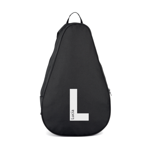 FUNDA MOCHILA PALA PÁDEL PERSONALIZADA INICIAL NOMBRE DENTRO