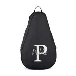 FUNDA MOCHILA PALA PÁDEL PERSONALIZADA INICIAL NOMBRE ENCIMA
