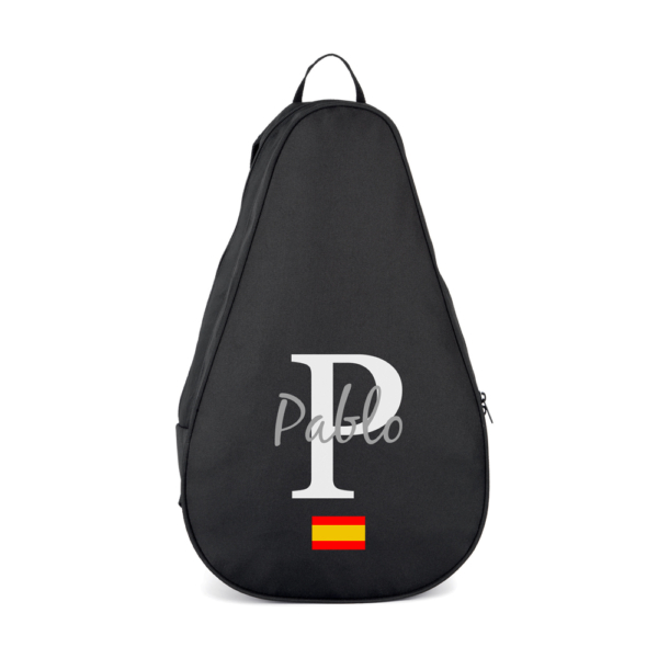 FUNDA MOCHILA PALA PÁDEL PERSONALIZADA INICIAL NOMBRE ENCIMA - Imagen 6