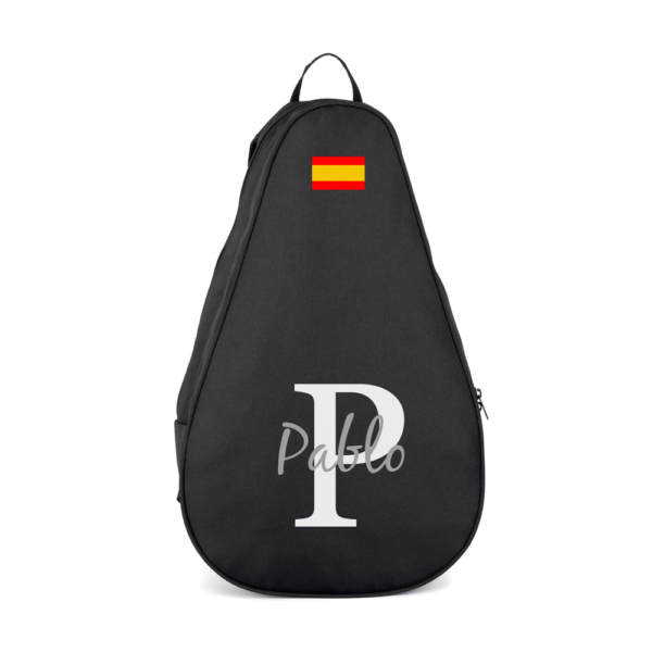FUNDA MOCHILA PALA PÁDEL PERSONALIZADA INICIAL NOMBRE ENCIMA - Imagen 5
