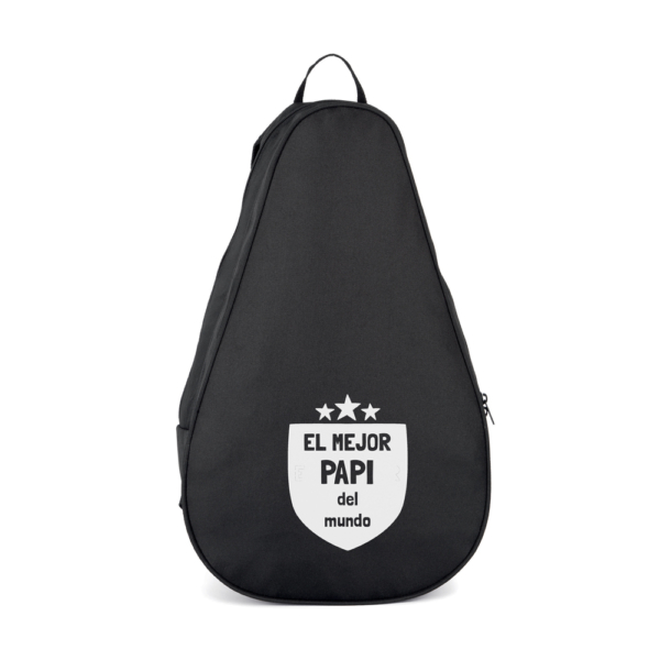 FUNDA MOCHILA PALA PÁDEL PERSONALIZADA ESCUDO MEJOR DEL MUNDO