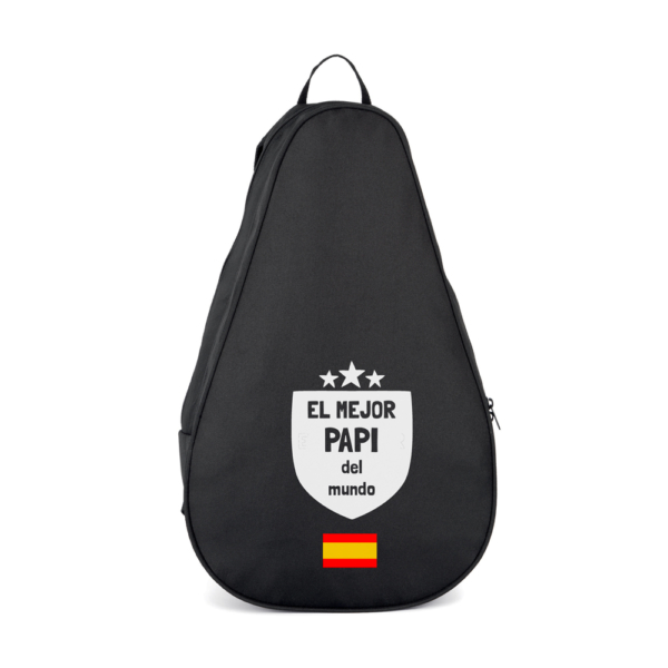 FUNDA MOCHILA PALA PÁDEL PERSONALIZADA ESCUDO MEJOR DEL MUNDO - Imagen 5