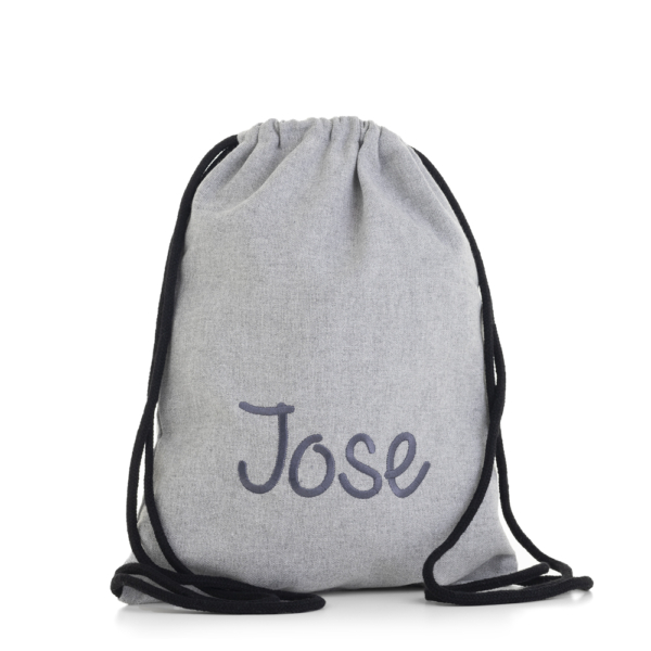 MOCHILA CORDONES ALGODÓN PERSONALIZADA - Imagen 4