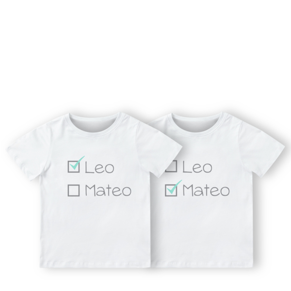Camisetas personalizadas Tick gemelos - Imagen 2