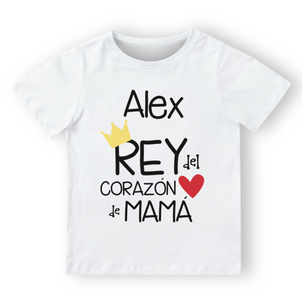 CAMISETA PERSONALIZADA REY DEL CORAZÓN