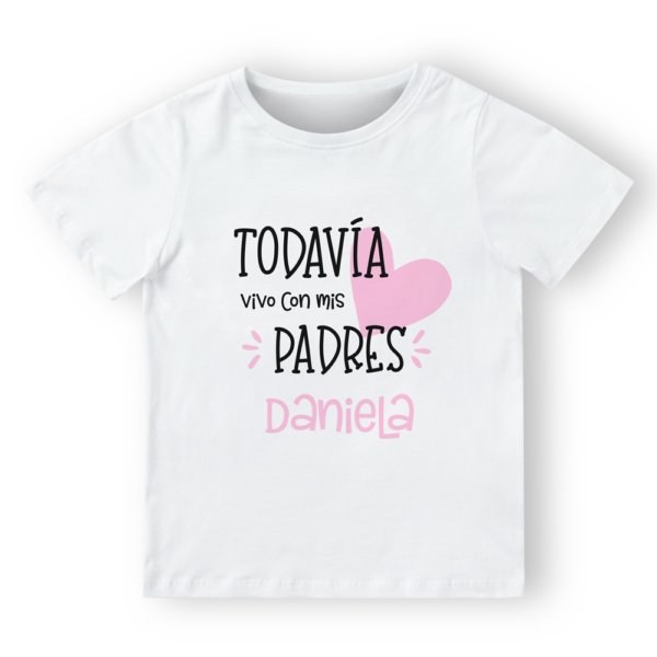 Camiseta personalizada Todavía vivo con mis padres - Imagen 3