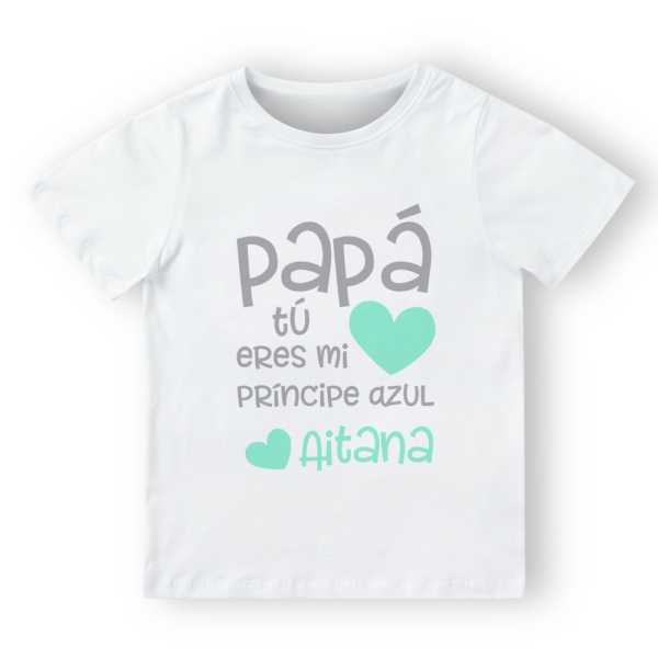 CAMISETA PERSONALIZADA PRÍNCIPE AZUL - Imagen 2