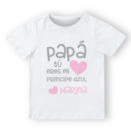 CAMISETA PERSONALIZADA PRÍNCIPE AZUL