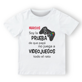Camiseta personalizada Videojuegos