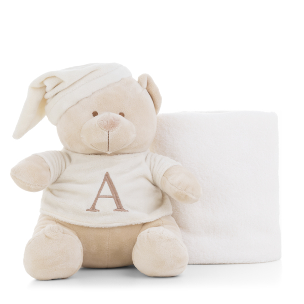 Peluche Osito dormilón personalizado con manta - Imagen 3