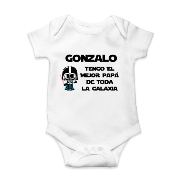Body bebé personalizado Tengo el mejor Papá de la Galaxia