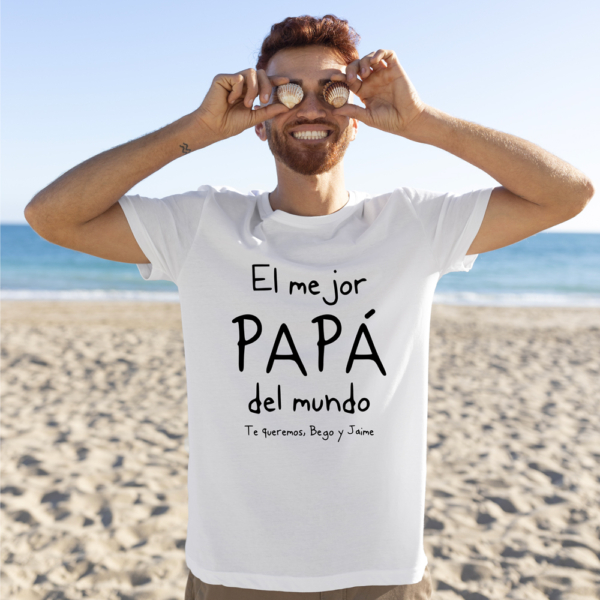 CAMISETA PERSONALIZADA MEJOR DEL MUNDO - Imagen 2