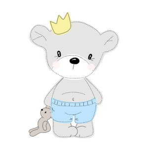 OSITO PELUCHE CORONA