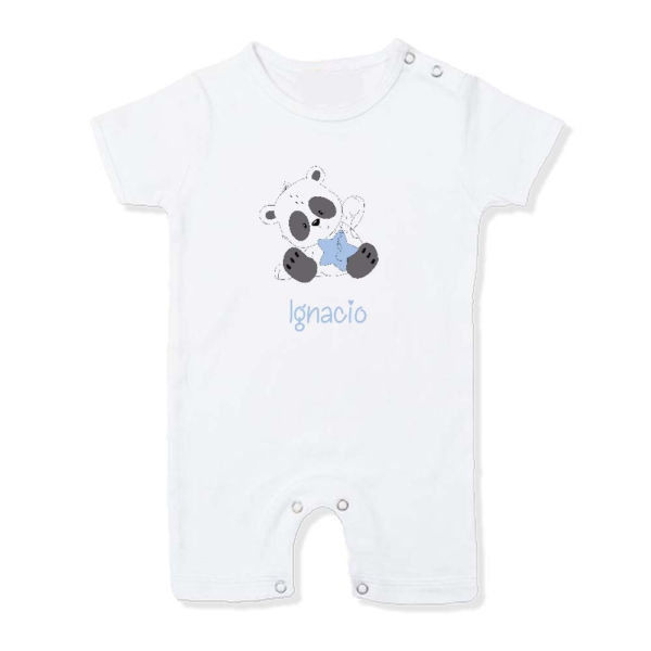 Pijama bebé personalizado panda estrella - Imagen 4
