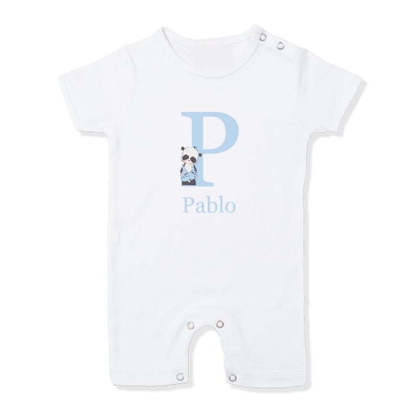 Pijama bebé personalizado panda pantalón - Imagen 4