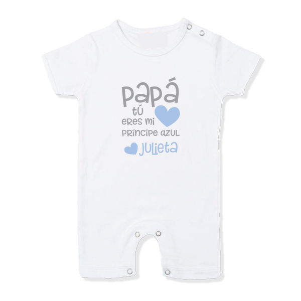 PIJAMA BEBÉ PERSONALIZADO PRÍNCIPE AZUL - Imagen 2