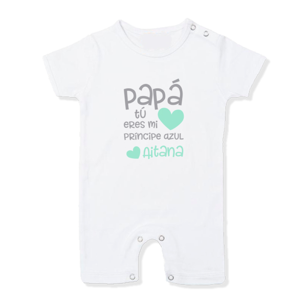 PIJAMA BEBÉ PERSONALIZADO PRÍNCIPE AZUL - Imagen 4