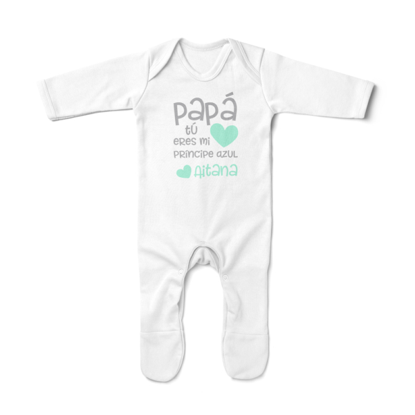 PIJAMA BEBÉ PERSONALIZADO PRÍNCIPE AZUL - Imagen 5