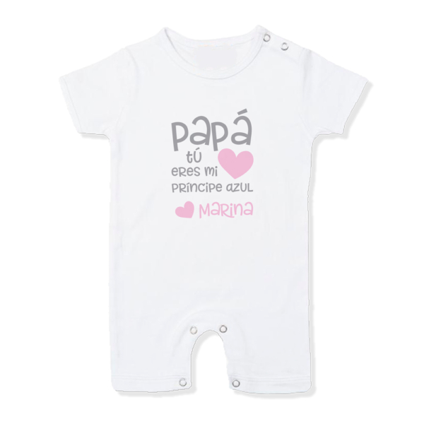 PIJAMA BEBÉ PERSONALIZADO PRÍNCIPE AZUL - Imagen 6