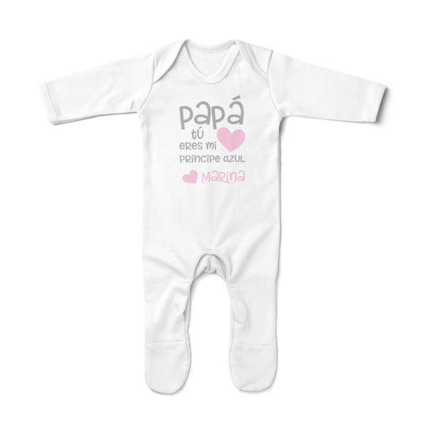 PIJAMA BEBÉ PERSONALIZADO PRÍNCIPE AZUL