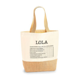Bolsa personalizada Bali Ingredientes