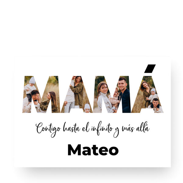 Cuadro personalizado Mamá fotos - Imagen 2