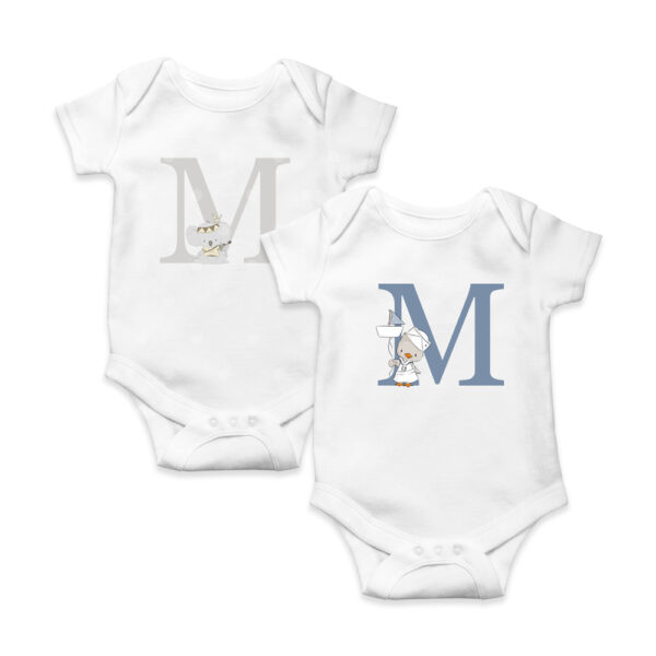 Conjunto bebé personalizado 2 Bodys