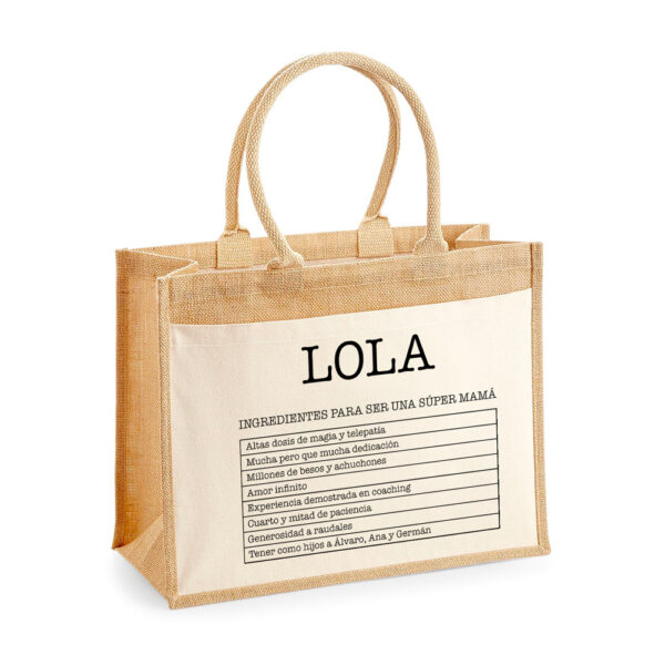 Bolsa personalizada Mónaco Ingredientes