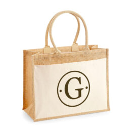 Bolsa personalizada Mónaco Inicial círculo