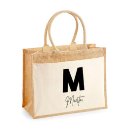 Bolsa personalizada Mónaco Inicial firma
