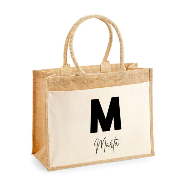 Bolsa personalizada Mónaco Inicial firma