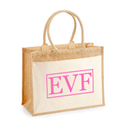 Bolsa personalizada Mónaco Iniciales rectángulo