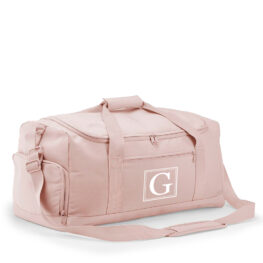 Bolsa deporte personalizada Princeton Inicial doble cuadrado
