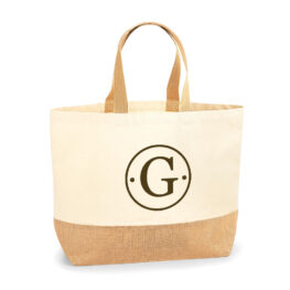Bolsa personalizada Santorini Inicial círculo