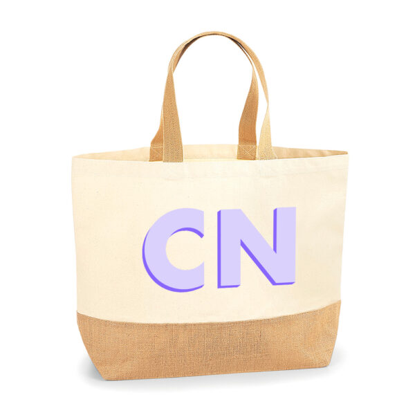 Bolsa personalizada Santorini Iniciales sombra - Imagen 4