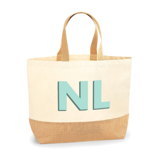 Bolsa personalizada Santorini Iniciales sombra - Imagen 5