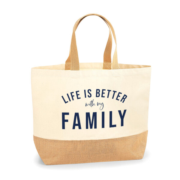 Bolsa personalizada Santorini Life is better - Imagen 2