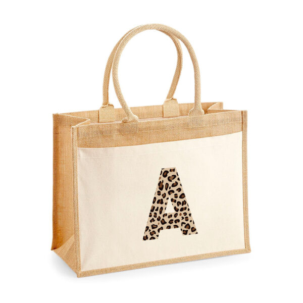 Bolsa personalizada Mónaco Inicial leopardo - Imagen 3