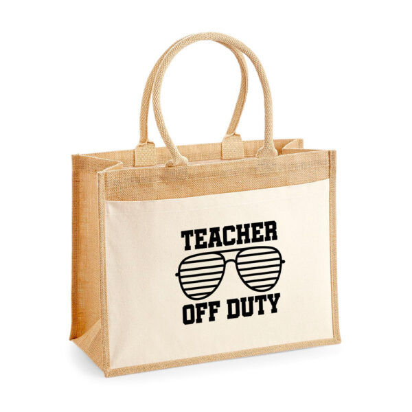 Bolsa personalizada Mónaco Teacher off duty - Imagen 3