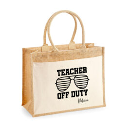 Bolsa personalizada Mónaco Teacher off duty
