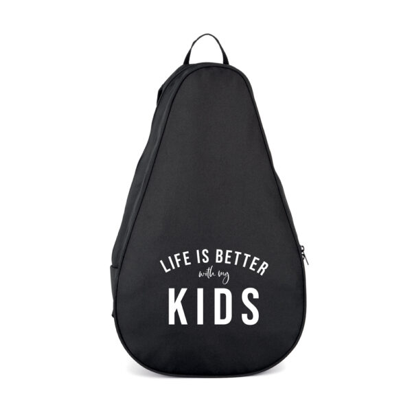 Funda mochila para pala pádel personalizada life is better - Imagen 4